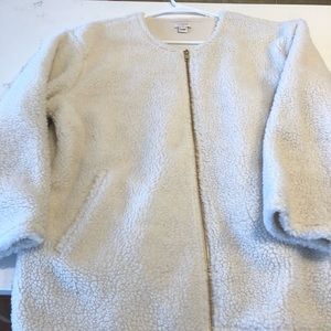 Jcrew Sherpa Bomber Jacket